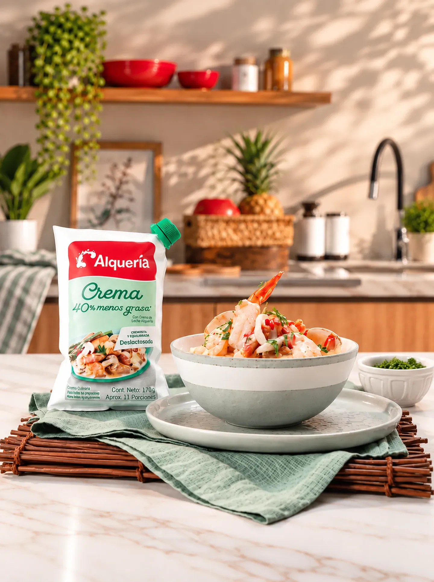 Cazuela de mariscos