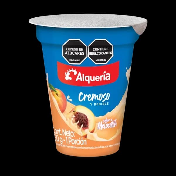 Cremoso y Bebible en Vaso sabor Melocotón