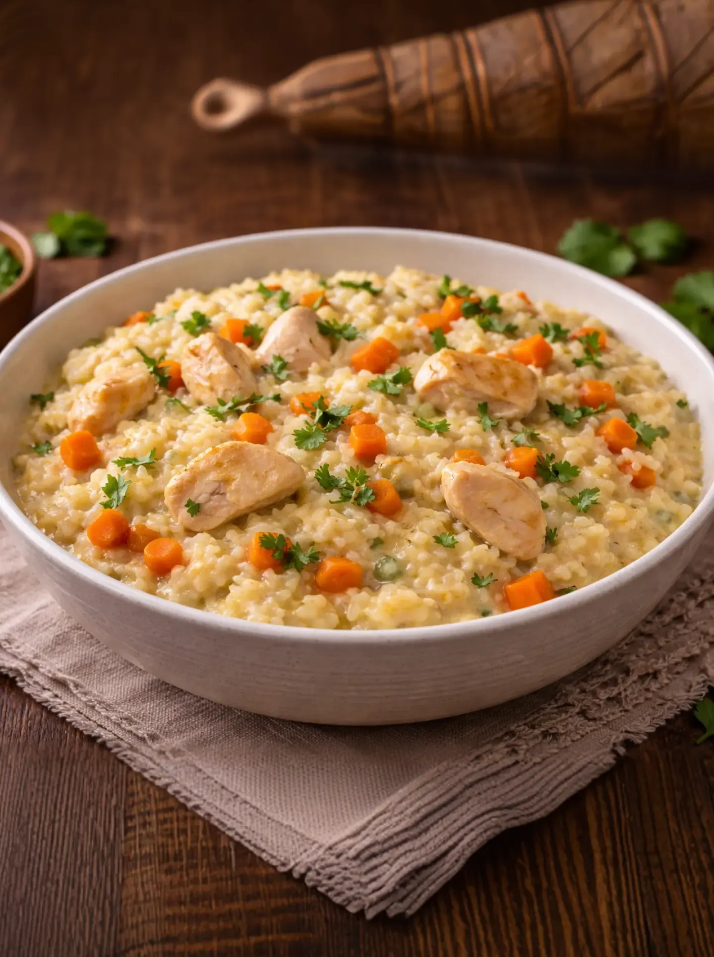 Arroz cremosos con suero costeño