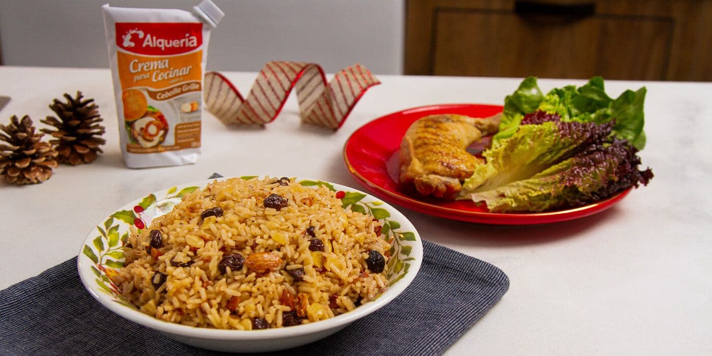 Arroz de almendras cremoso