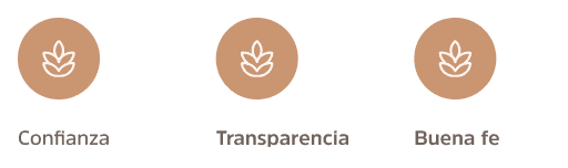 Confianza, transparencia y Buena Fe
