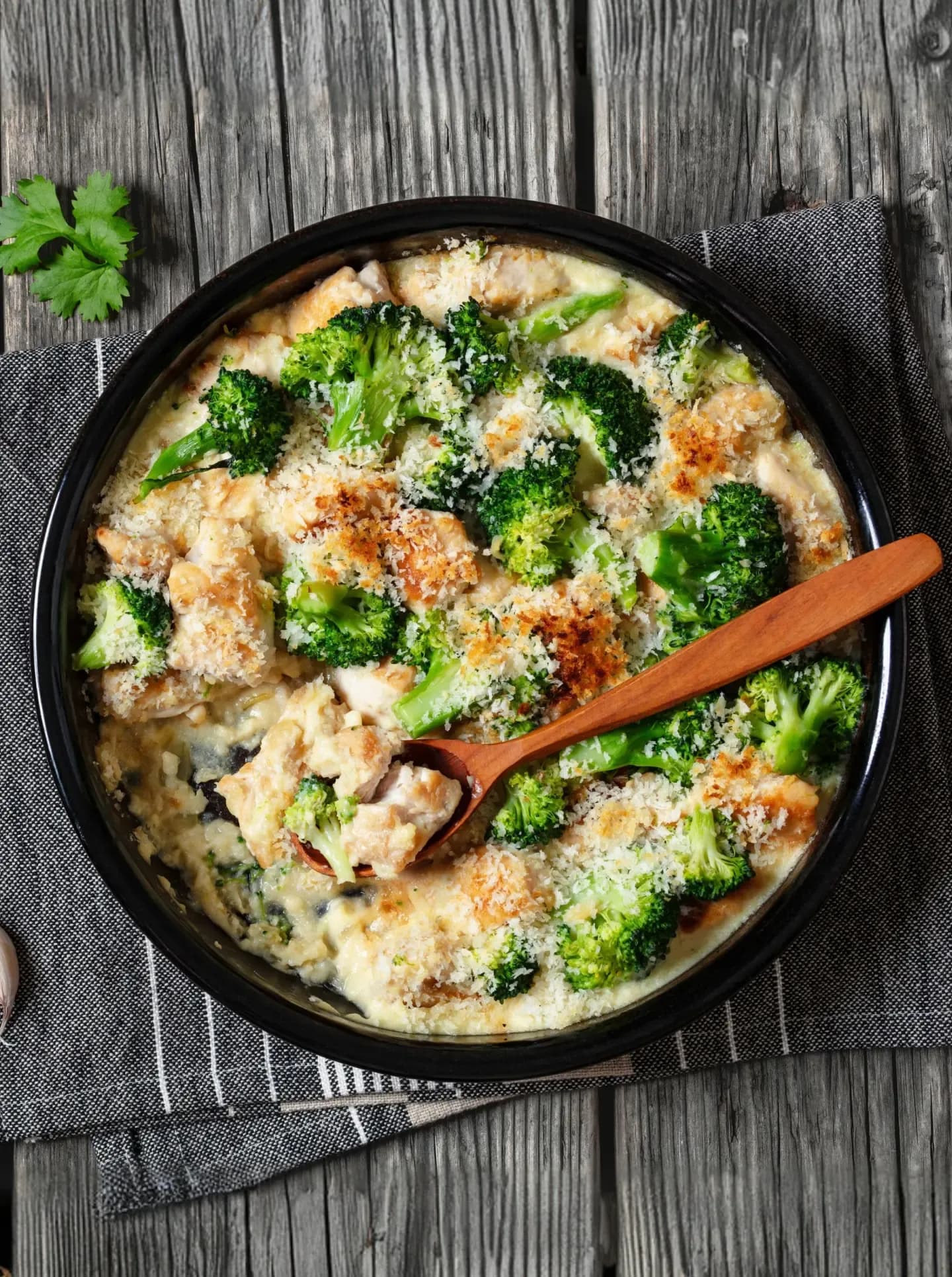 CAZUELA DE BROCOLI Y PAPAS