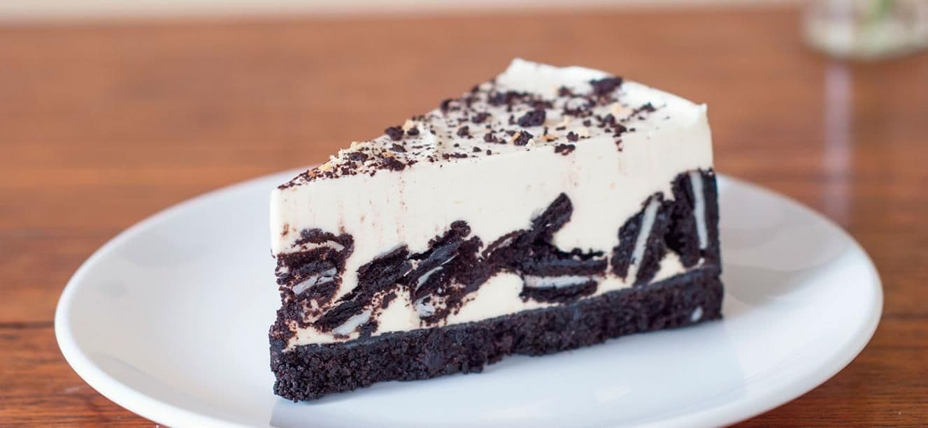 Cheesecake de café con oreo