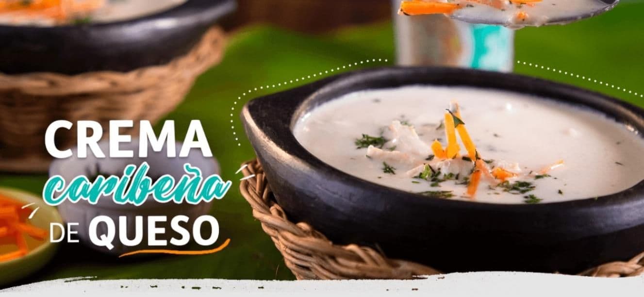 Crema de queso caribeña