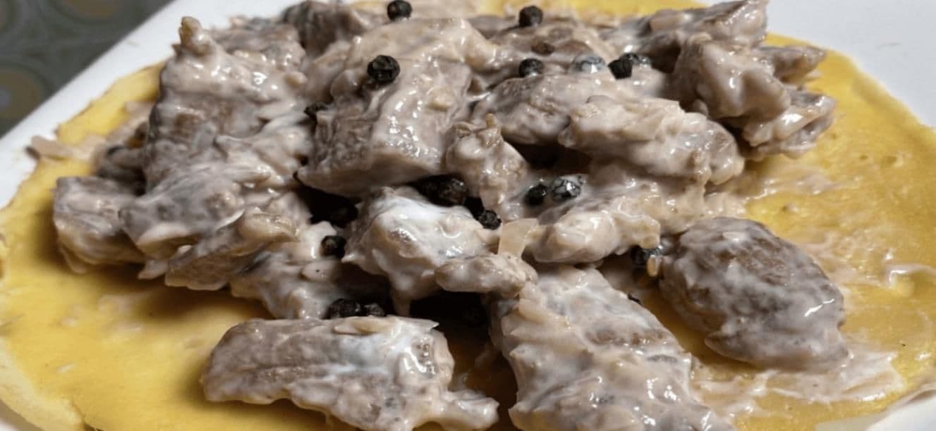 Crepe Lomito Pimienta