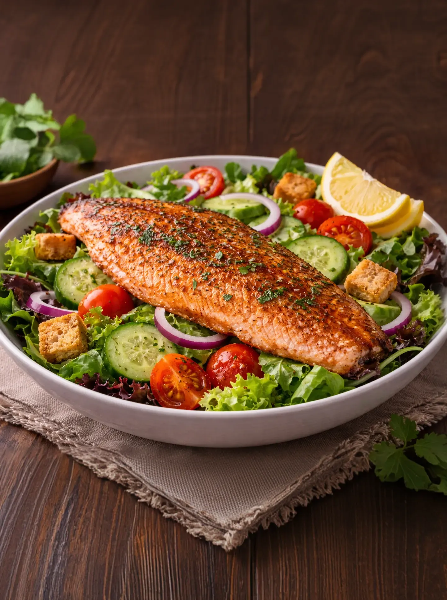 Filete de trucha roja