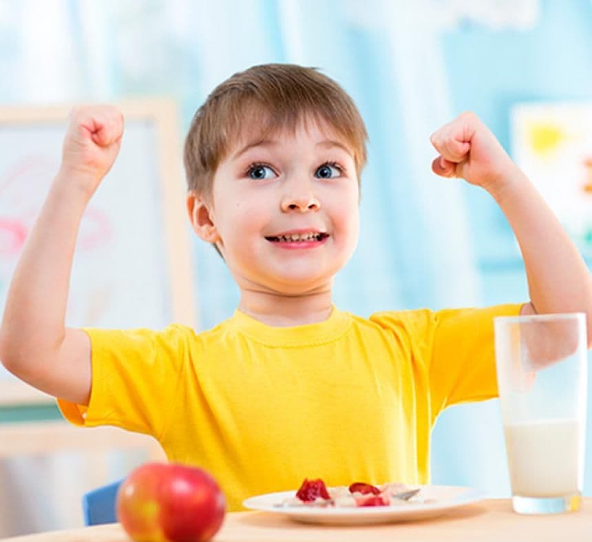 niños leche fuerte