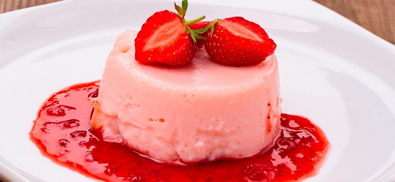 Postre de fresa