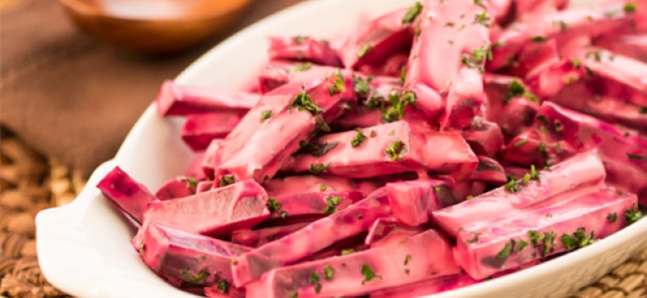 Remolachas a la crema