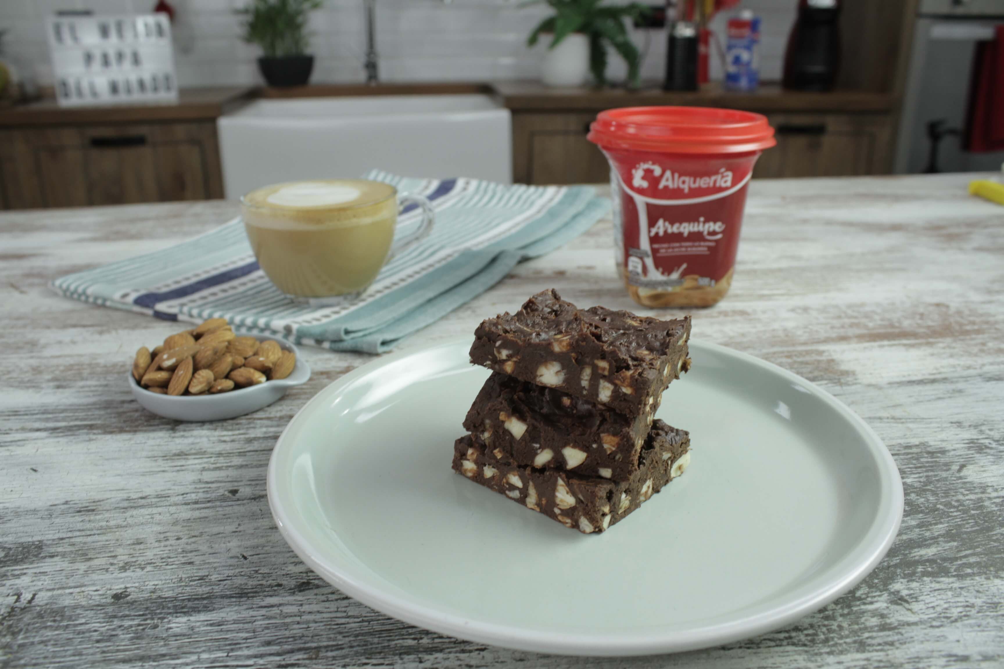 Brownie sin hornear de Arequipe Alquería