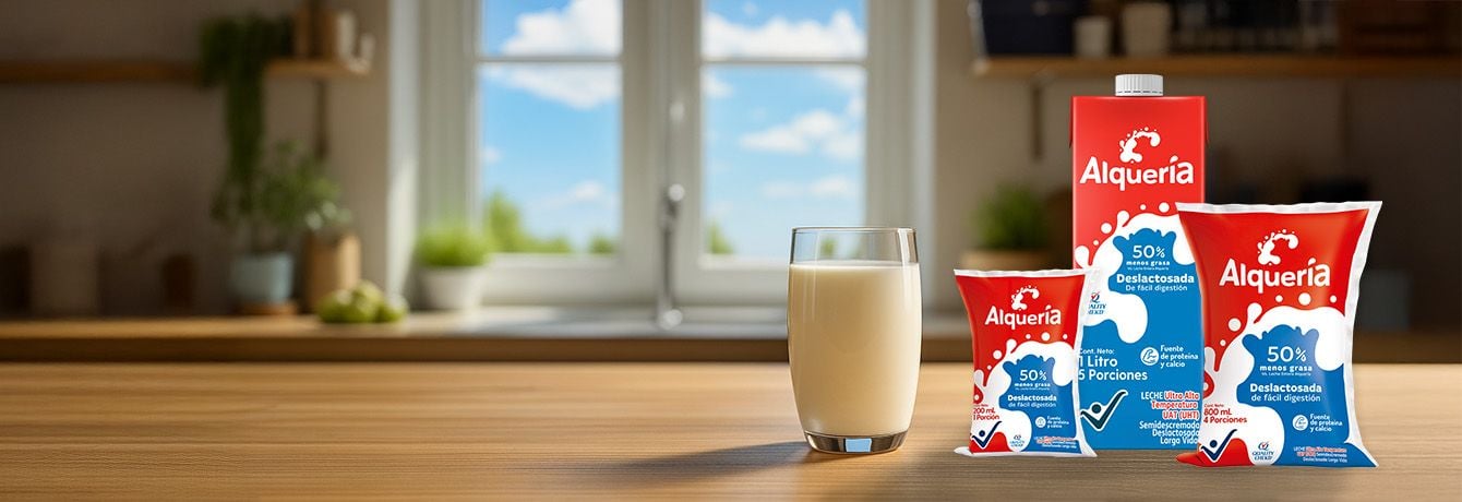 Leche Deslactosada Banner
