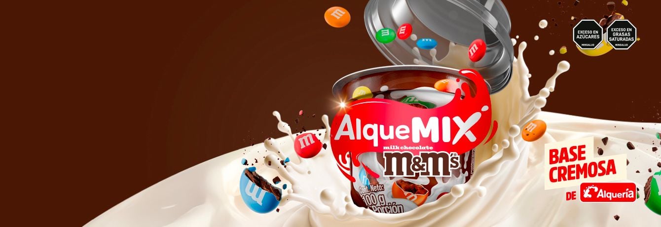 ALQUEMIX M&Ms Banner