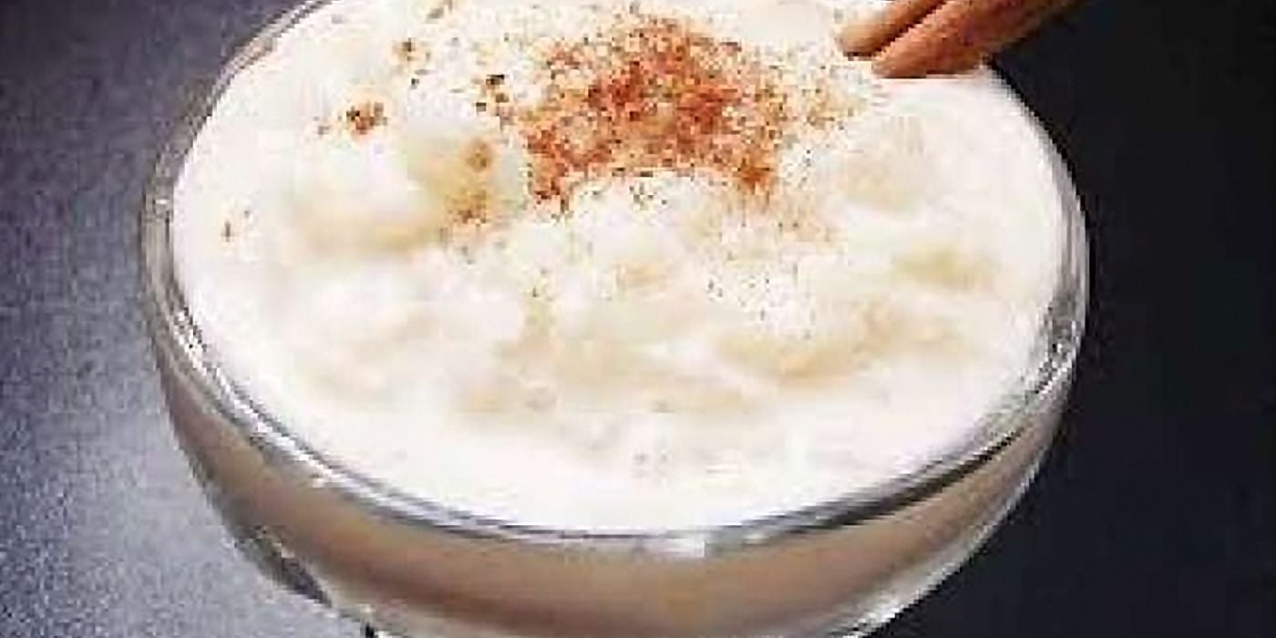 Arroz con leche con crema de leche Alquería