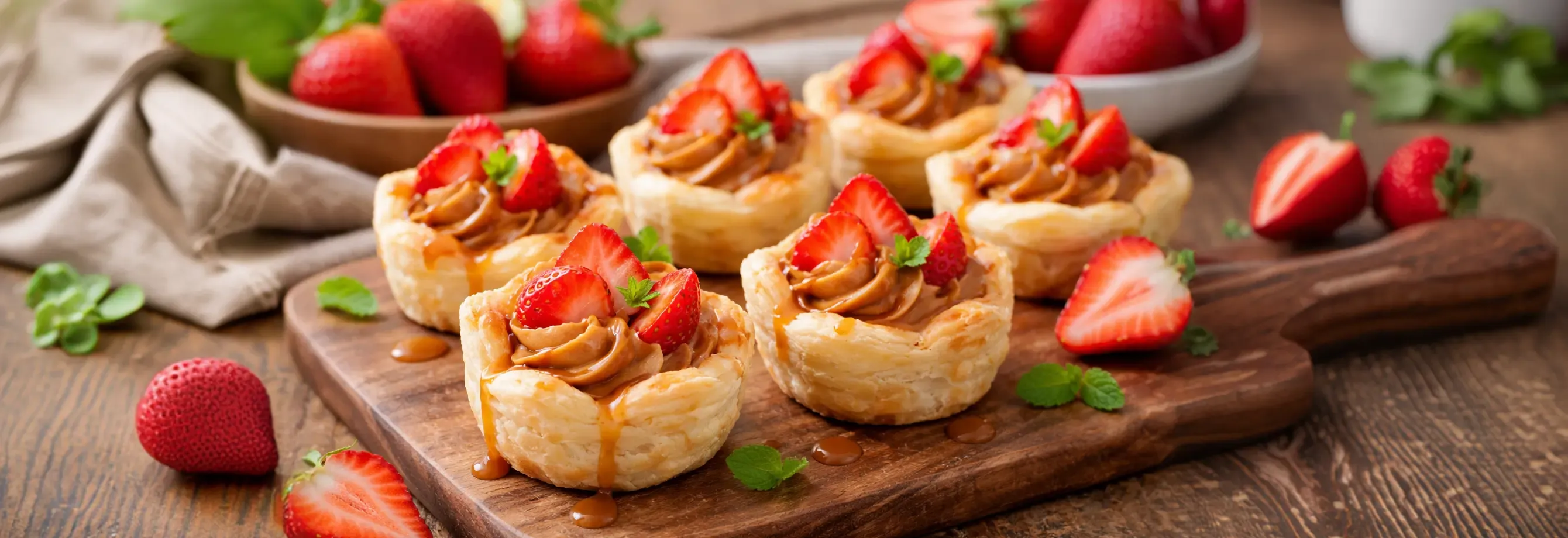 Canasticas de crema de arequipe