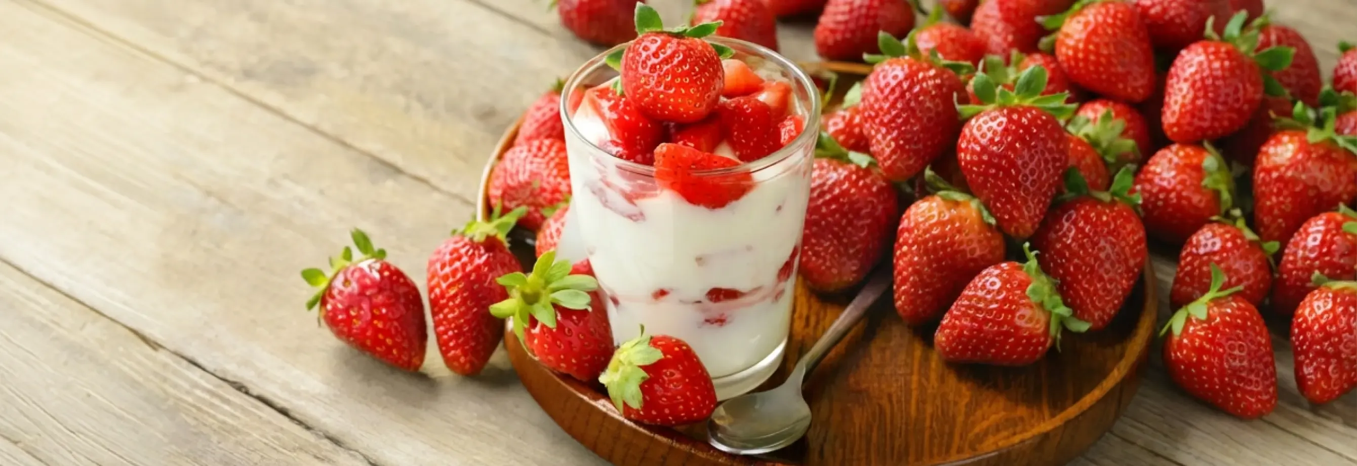 FRESAS CON CREMA DE COCO