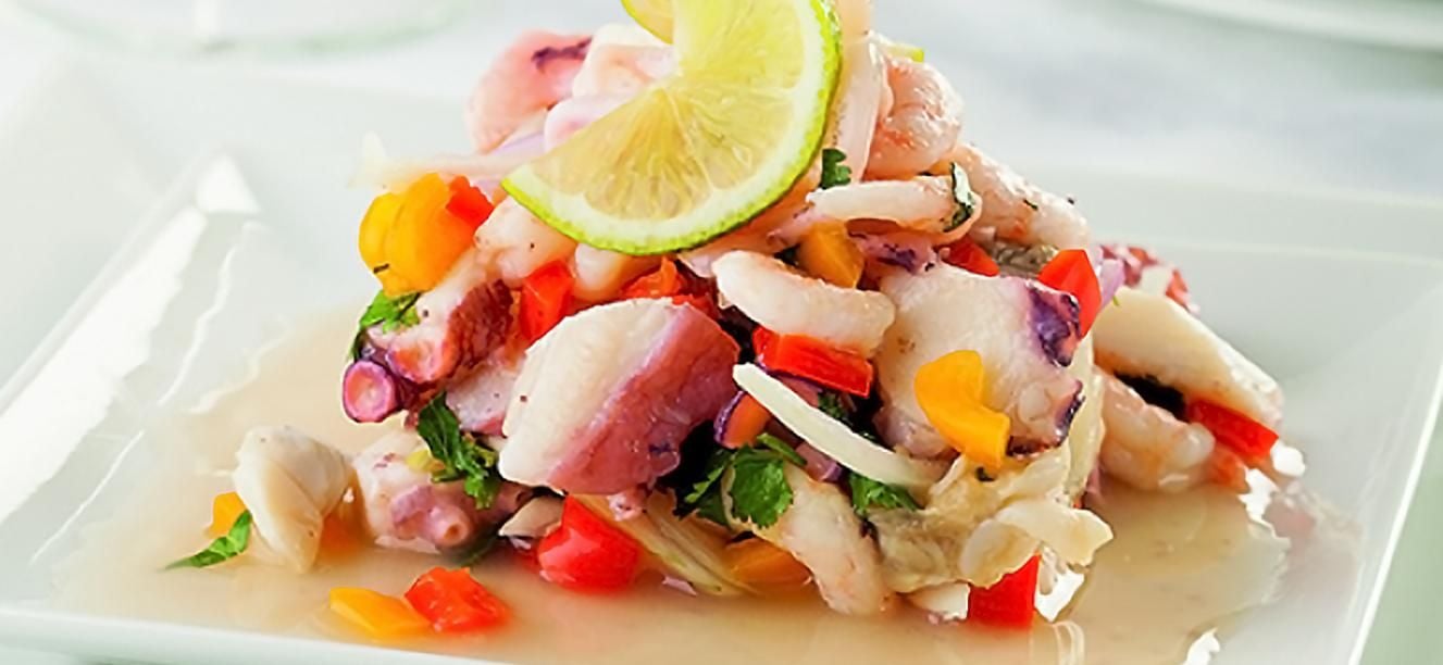 Ceviche con suero