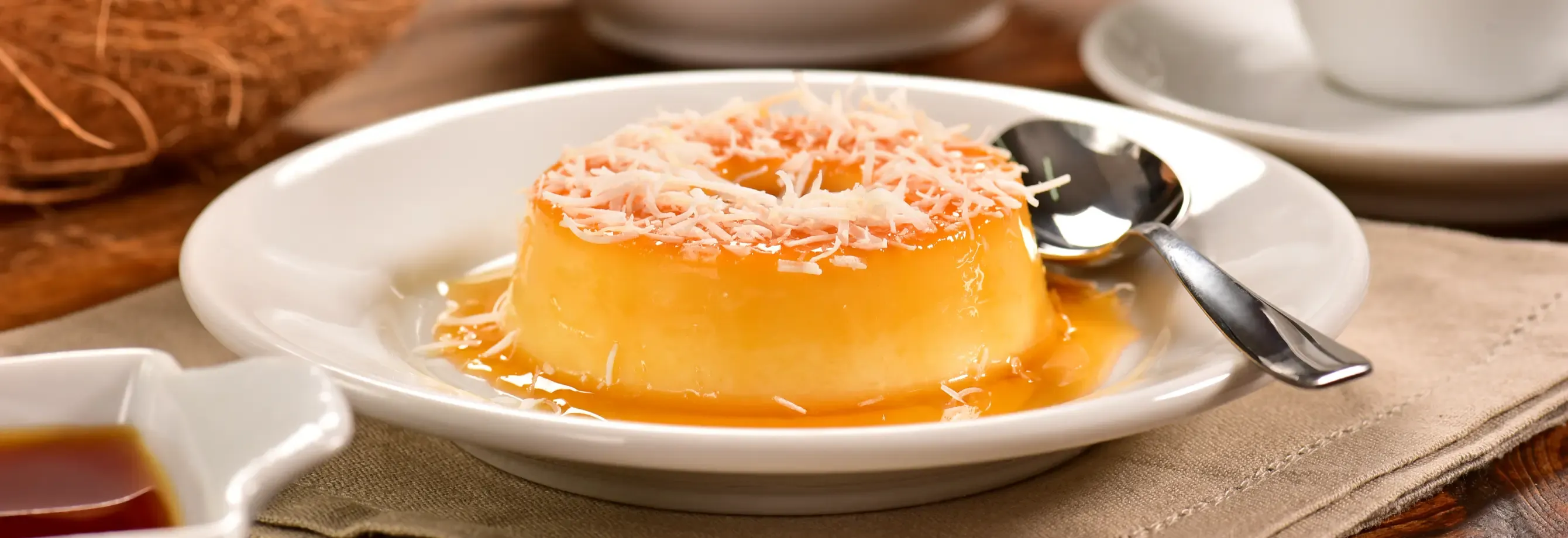 FLAN DE COCO EN MICROONDAS