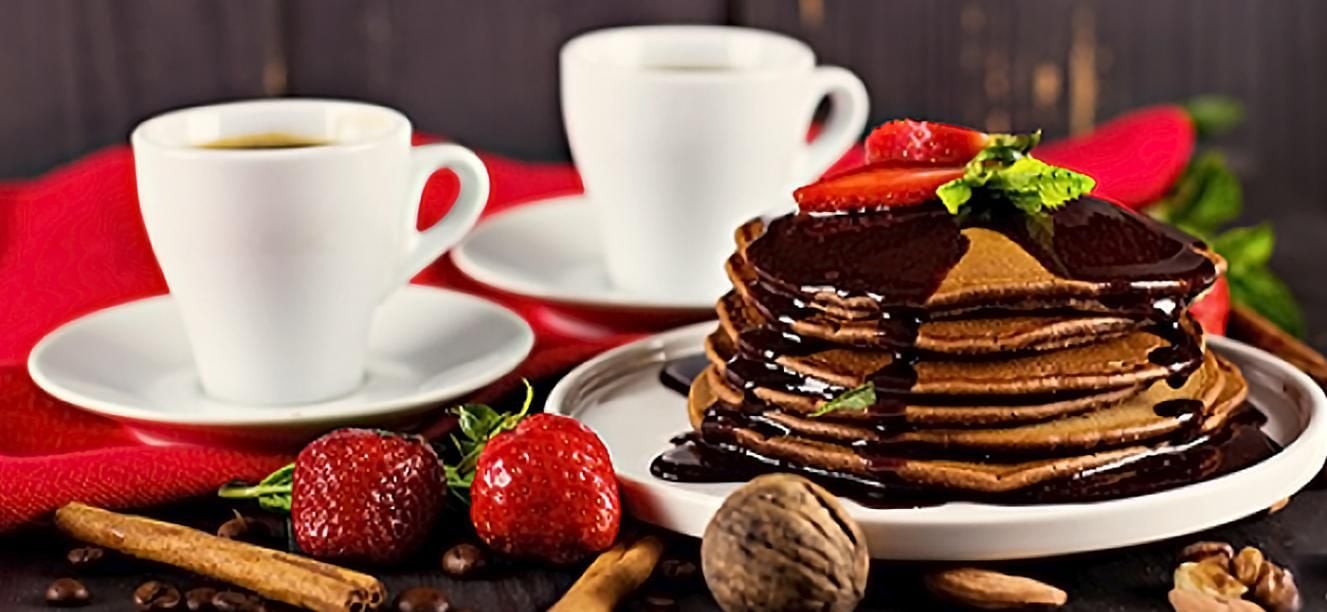 Pancakes de avena y cacao