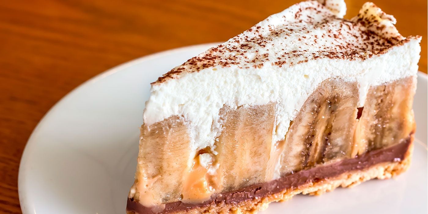 Pie de arequipe y banano