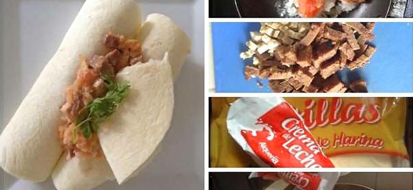 Tortillas de pollo y res