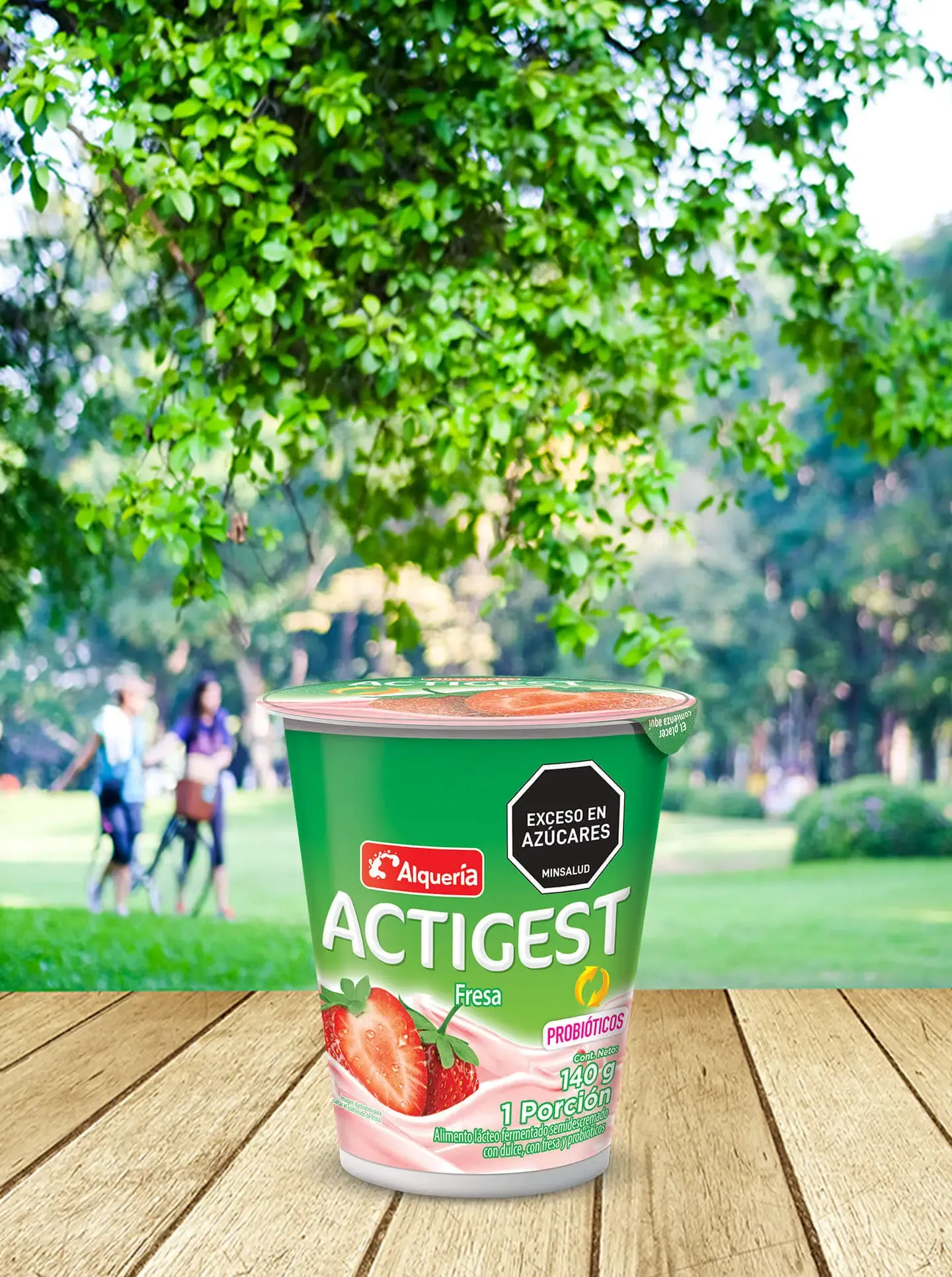 Actigest Cremosito Fresa Banner