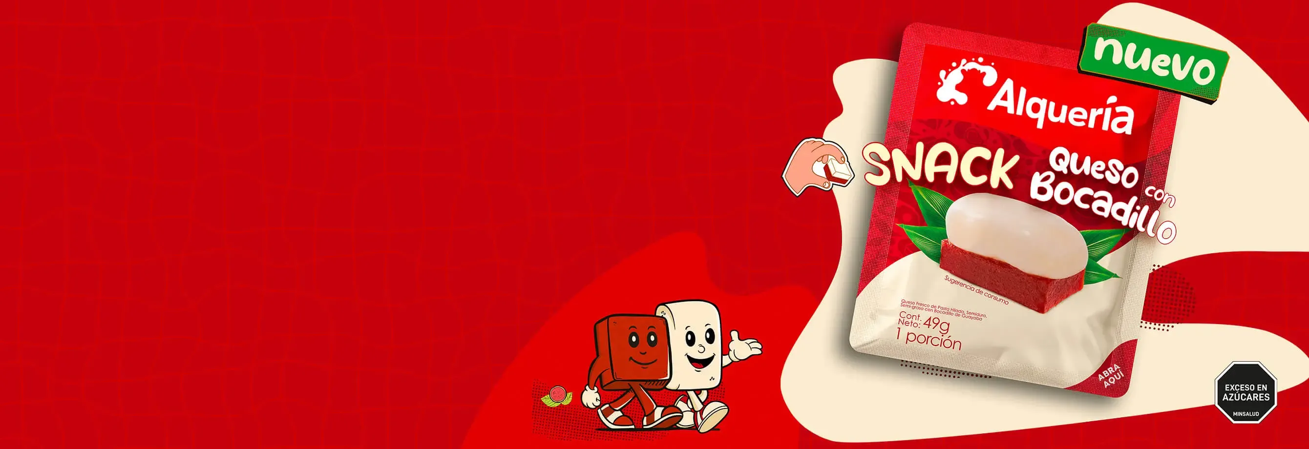 Queso con Bocadillo Banner