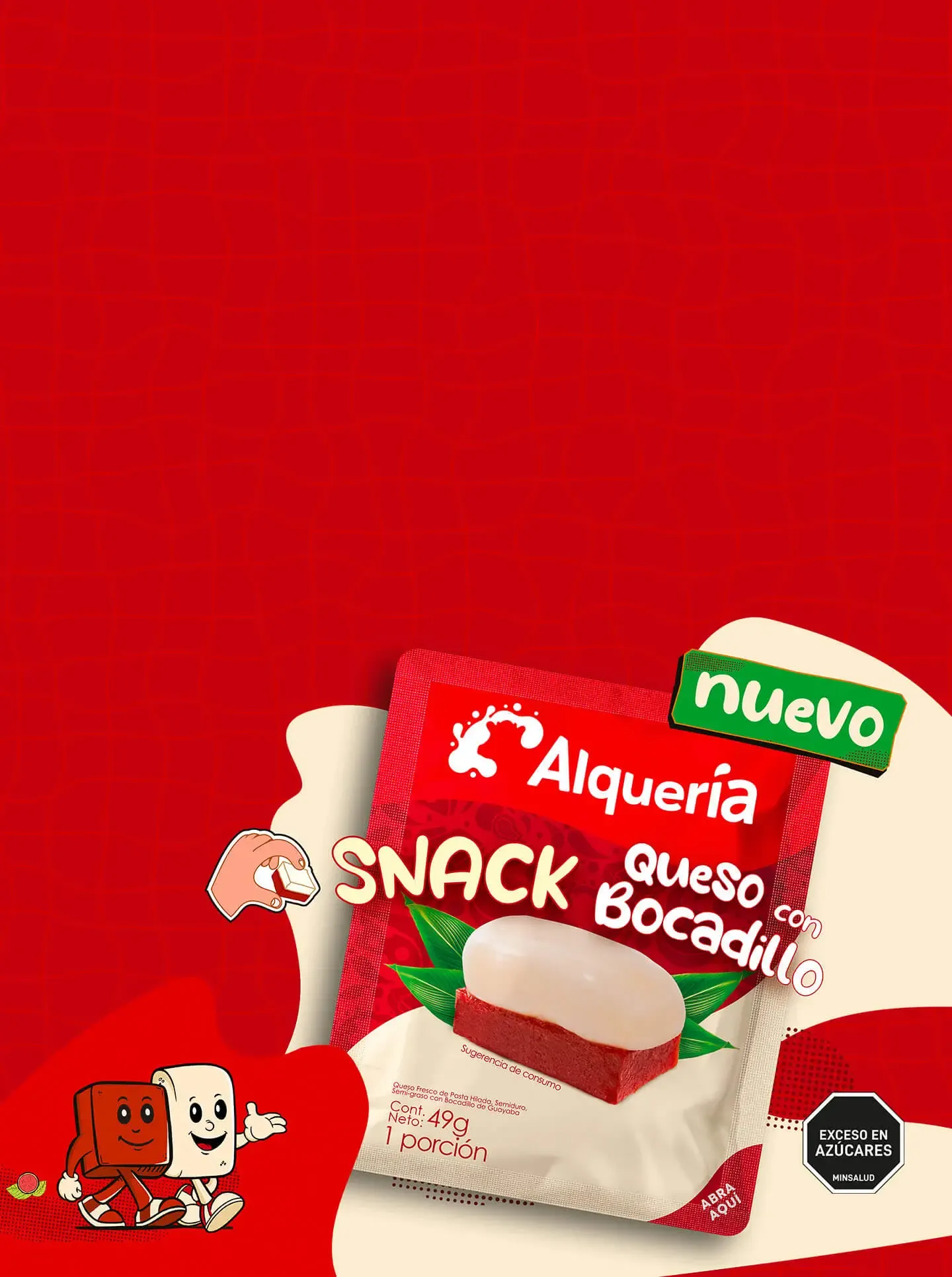 Queso con Bocadillo Banner