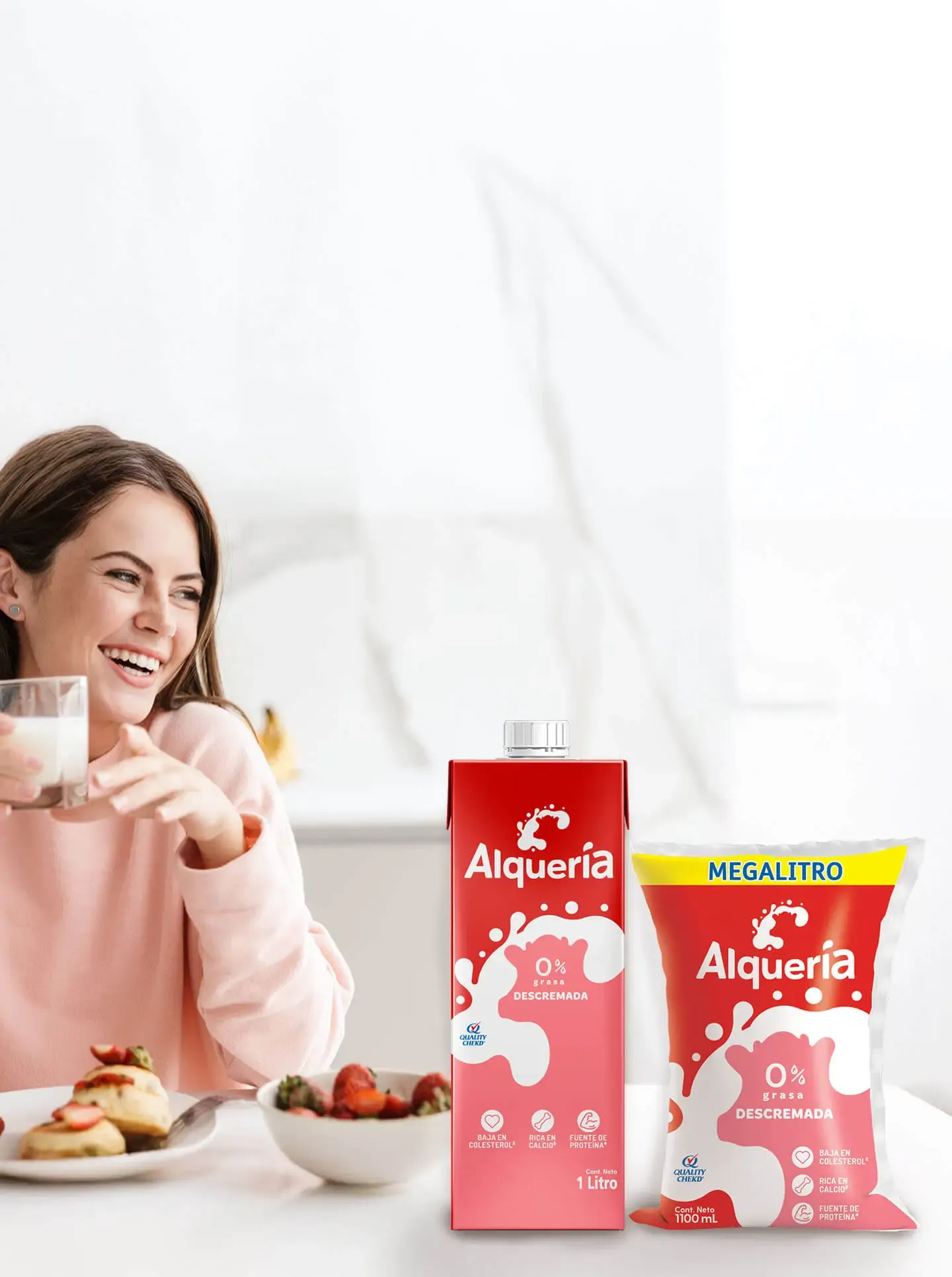 Leche 0 Grasa Banner