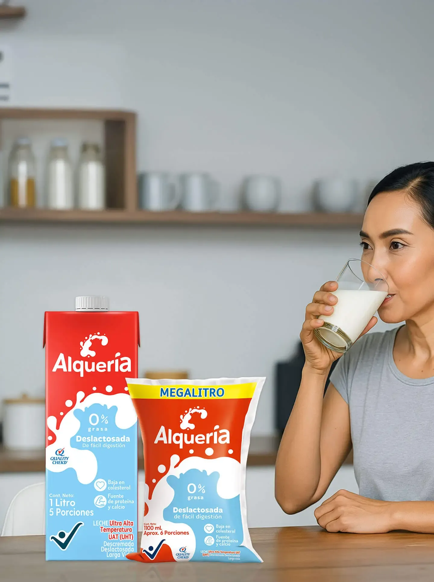 Leche Deslactosada 0 Grasa Banner