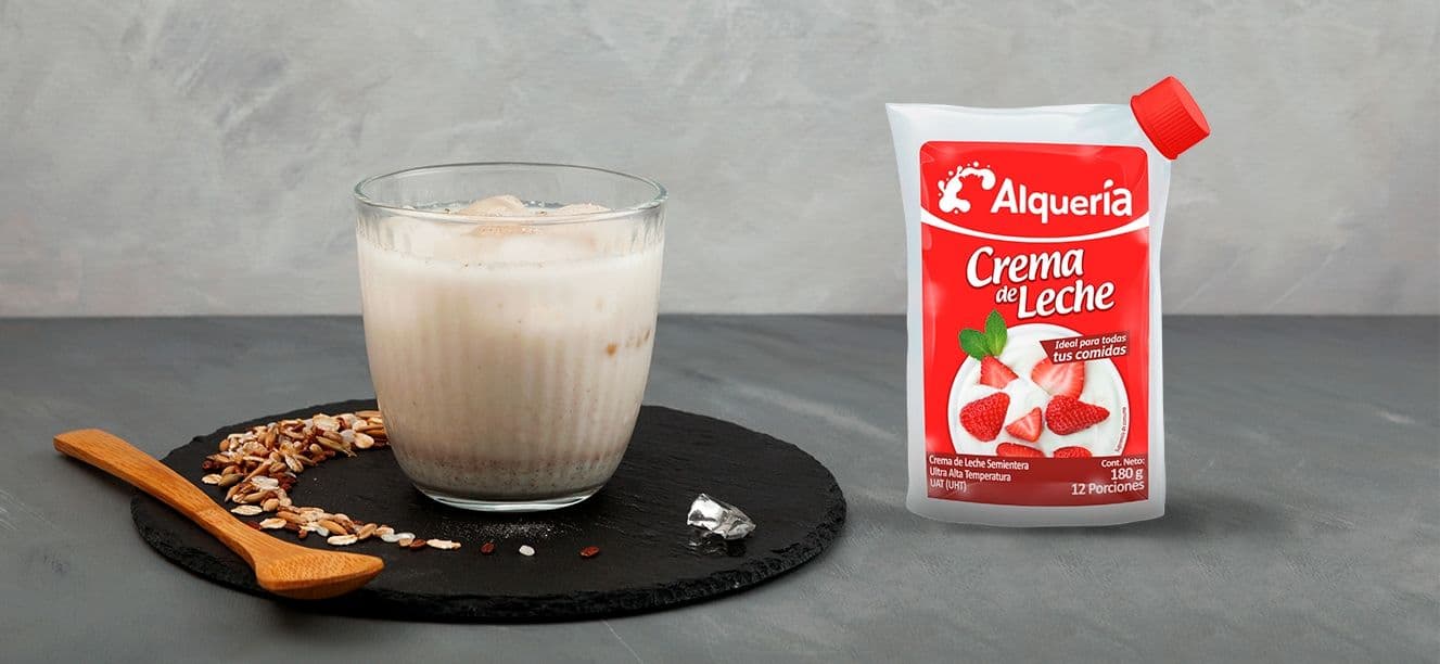 Avena cremosa helada