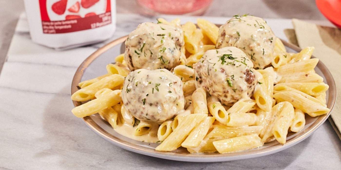 Albóndigas con salsa cremosa