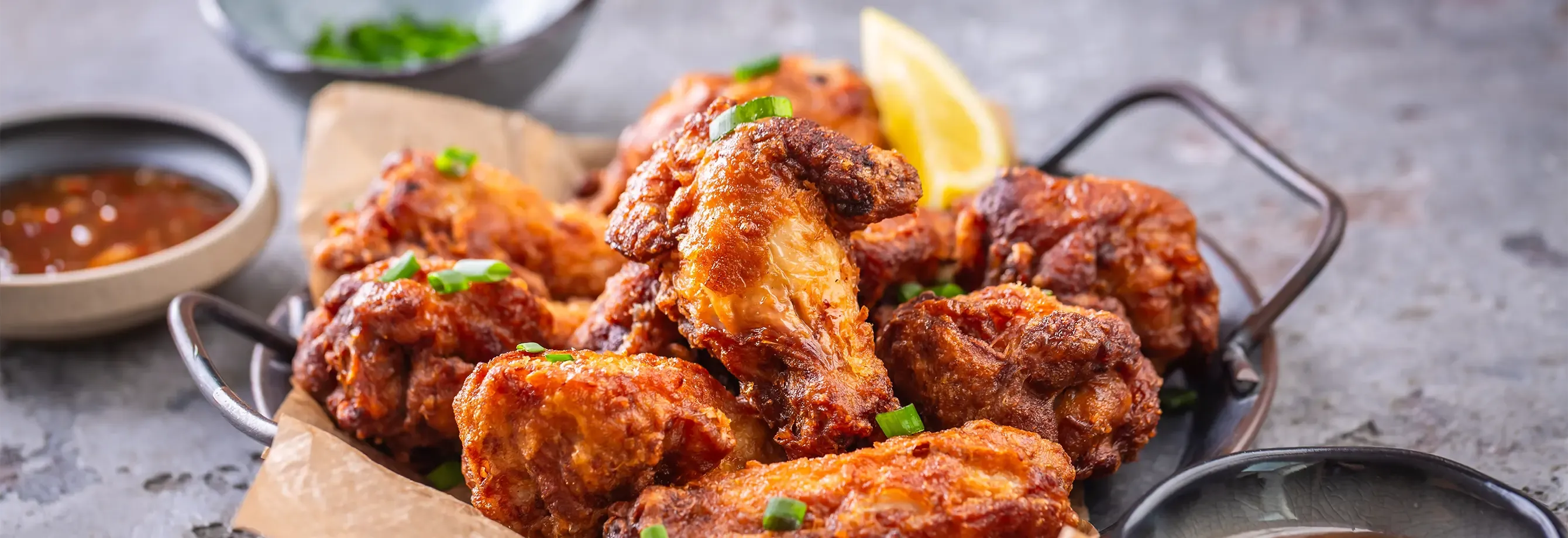 Alitas en salsa de miel picante