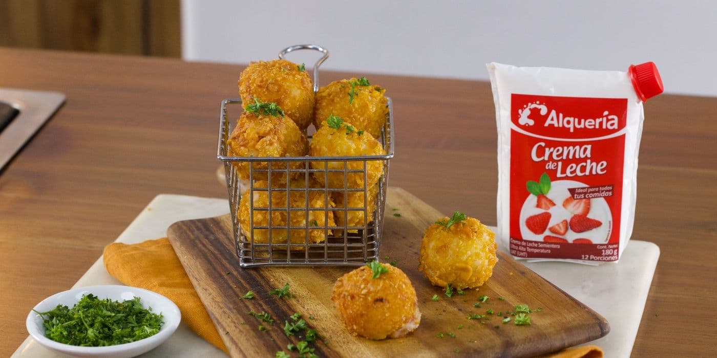 Bolitas de puré de papa