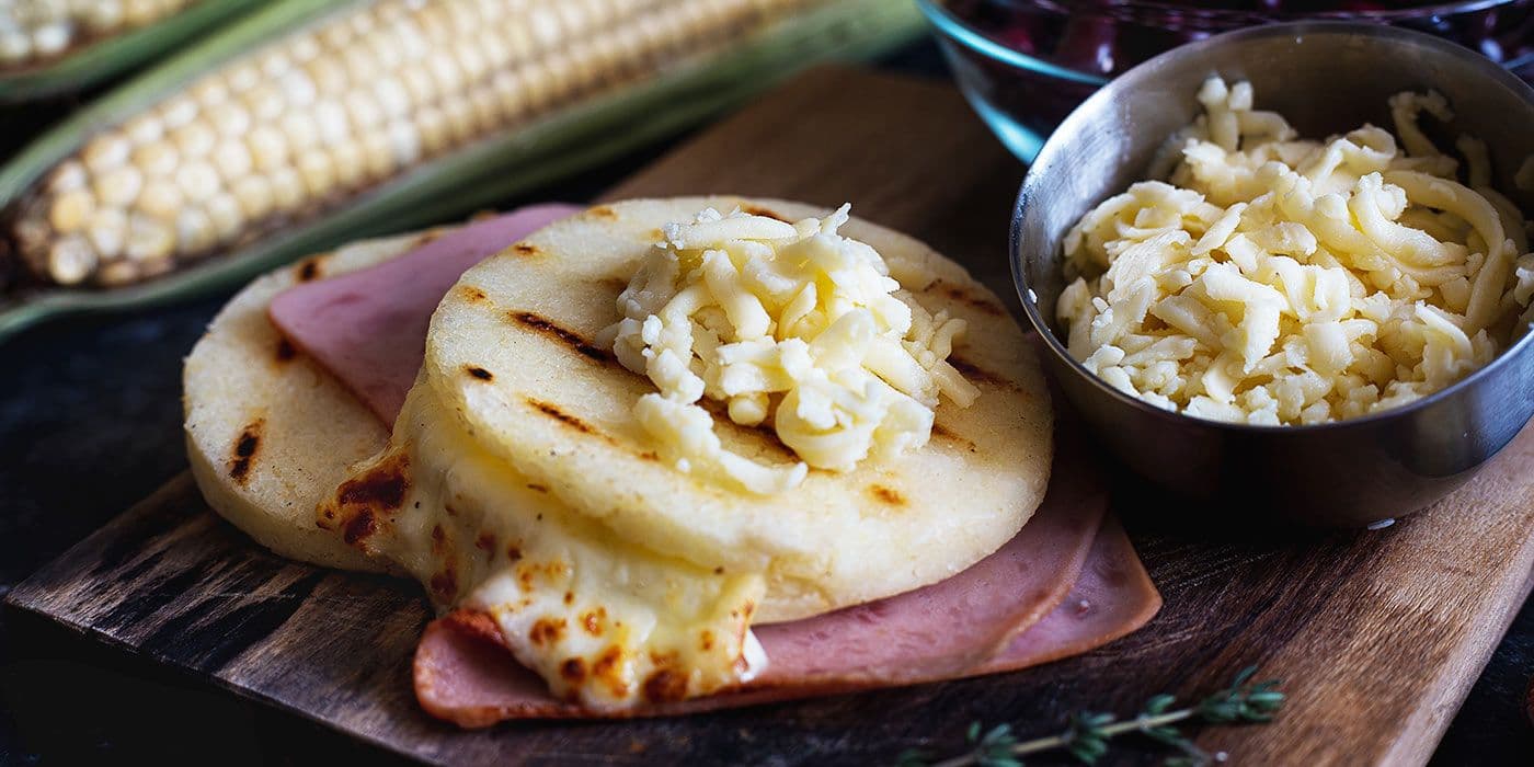 Arepas gratinadas