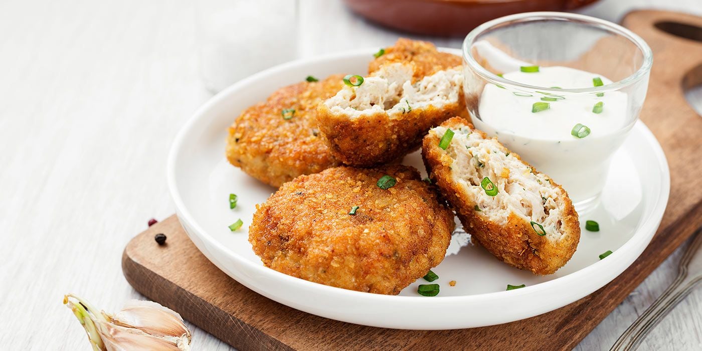 Croquetas de pescado con suero costeño alquería