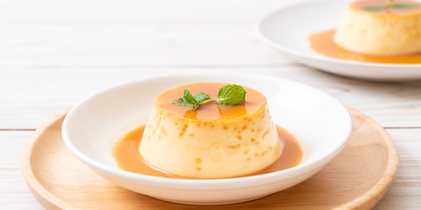 Flan de lulo tropical
