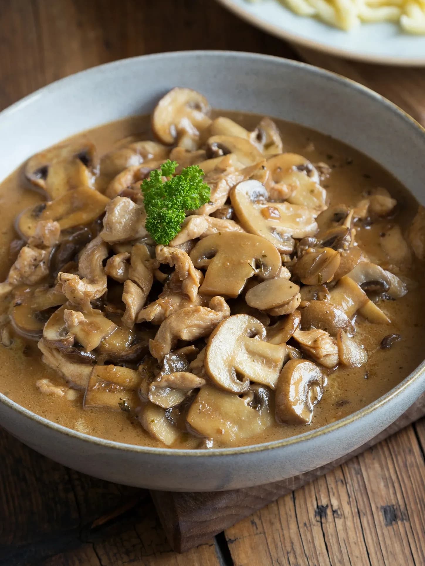 CHAMPIÑONES CREMOSOS