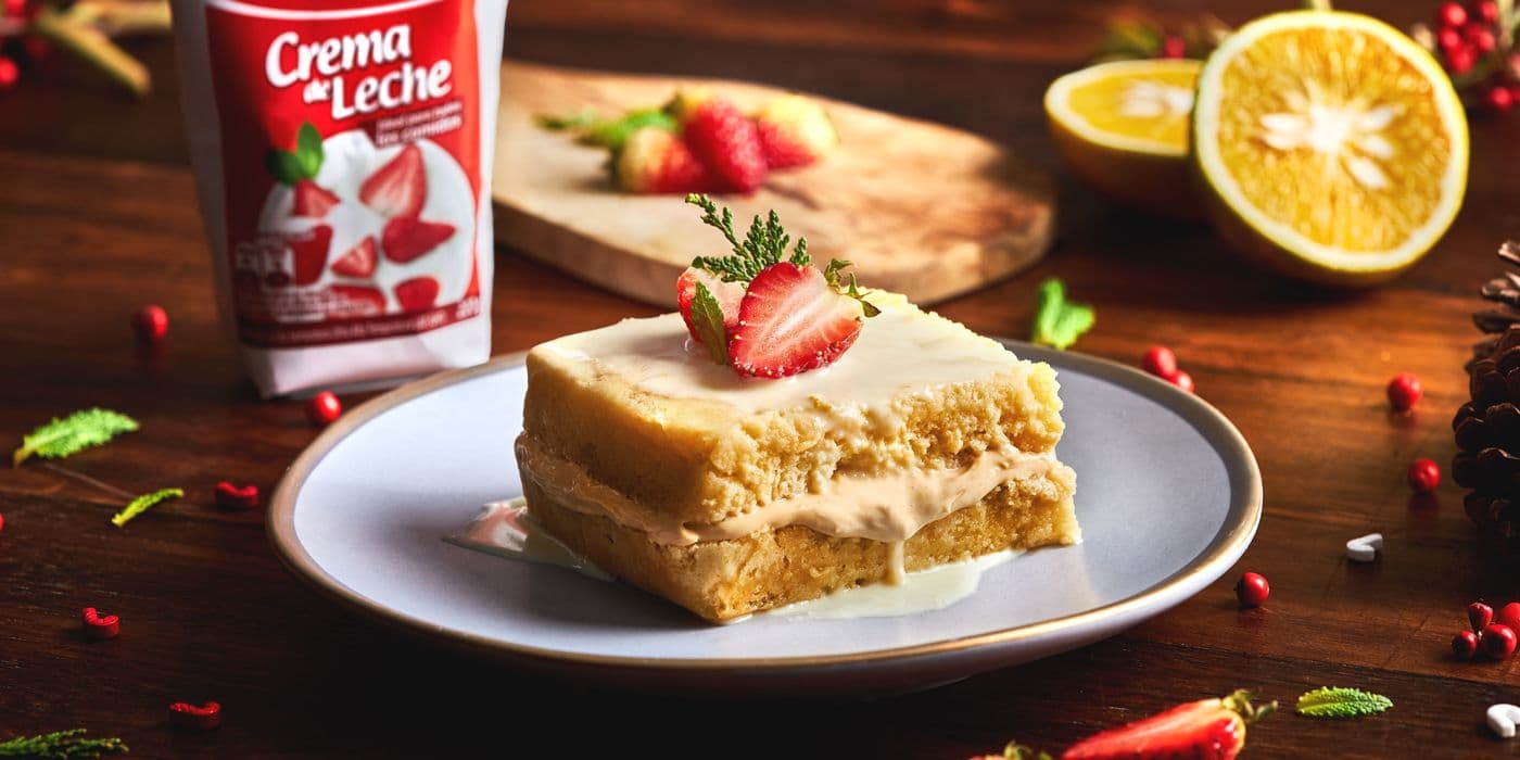 Torta de navidad sabor naranja Alquería