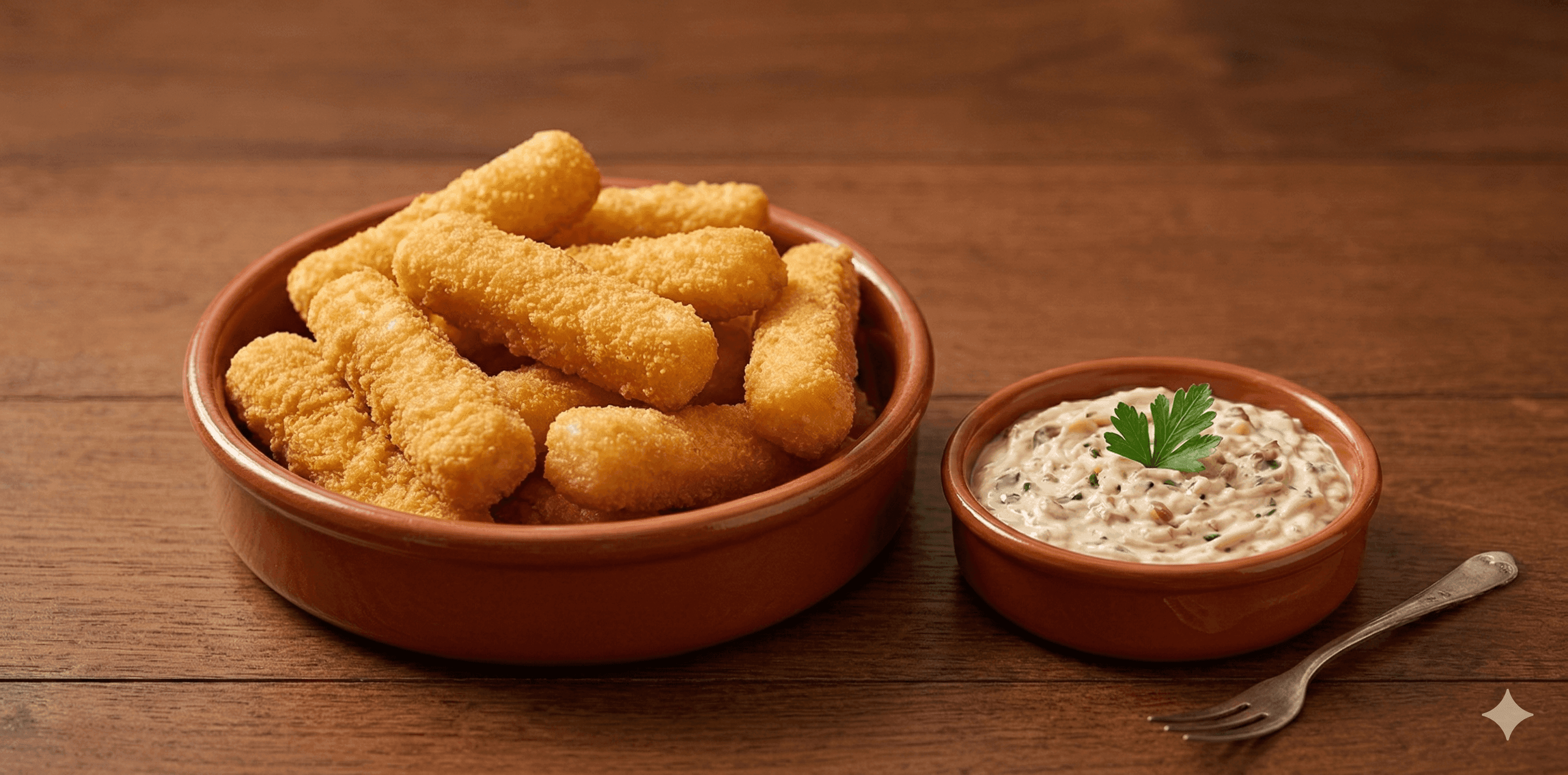 Dip de cebollas caramelizadas con deditos de queso caseros