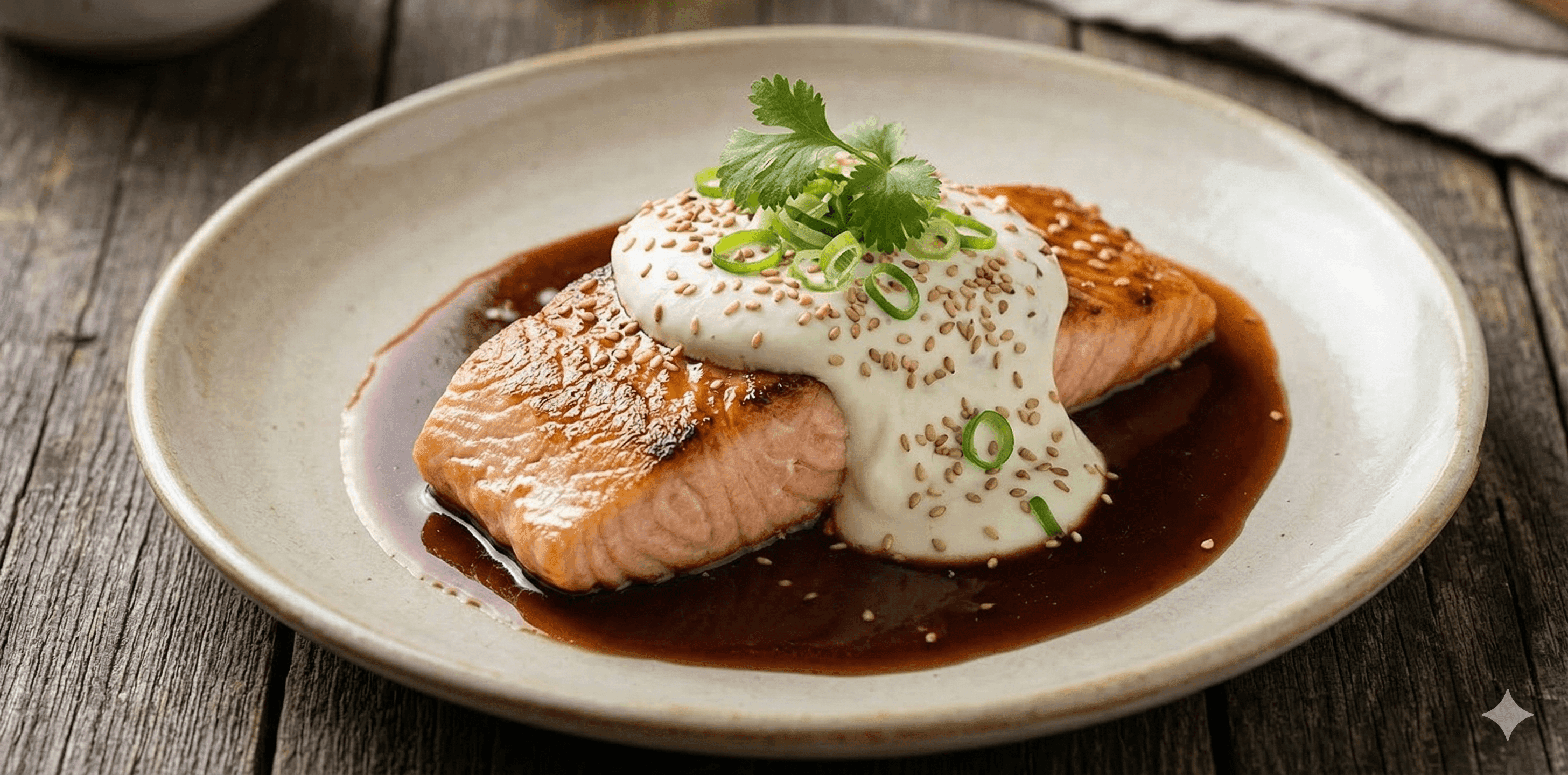 Salmón estilo oriental