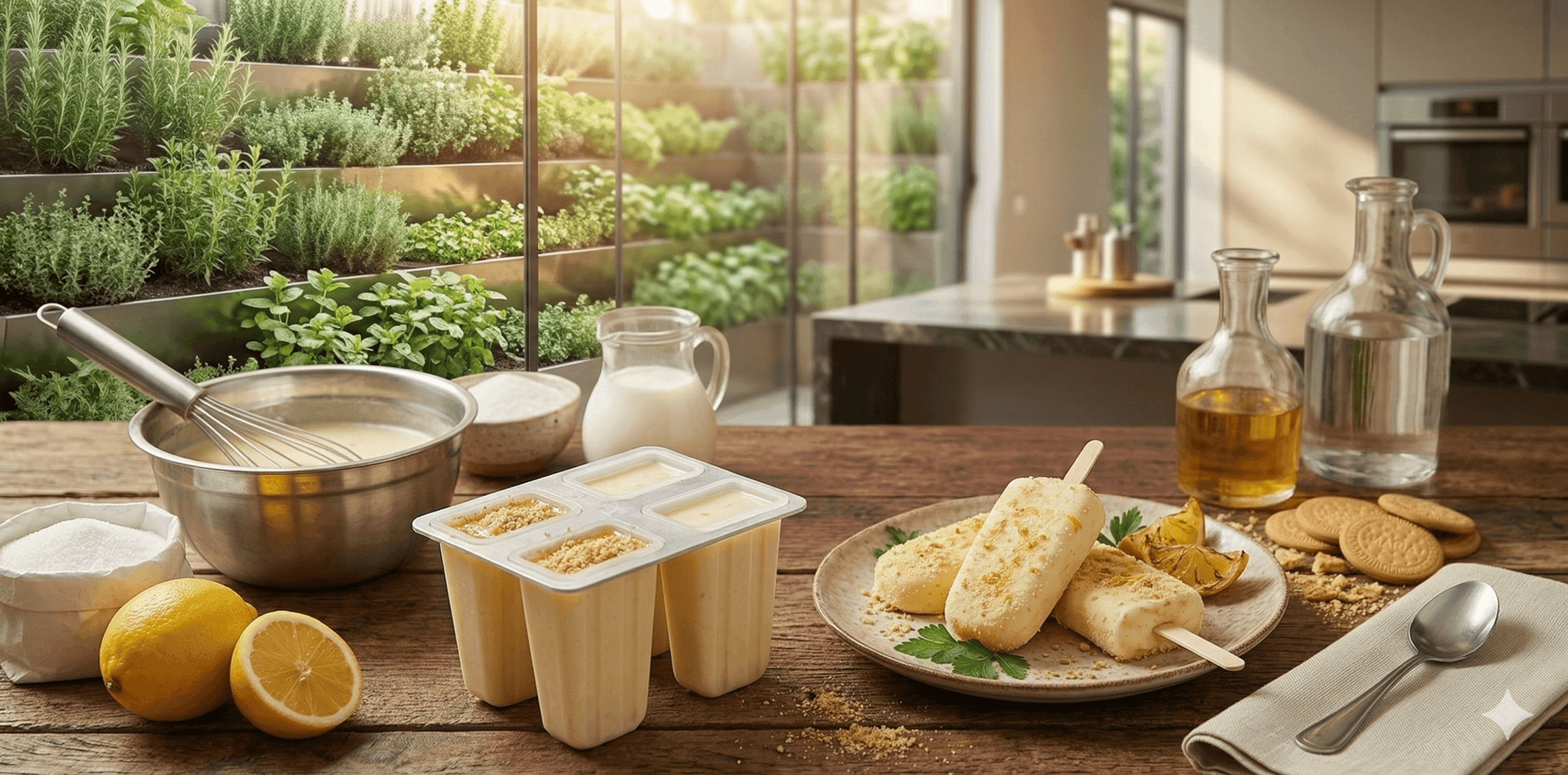 Paletas tarta de limón