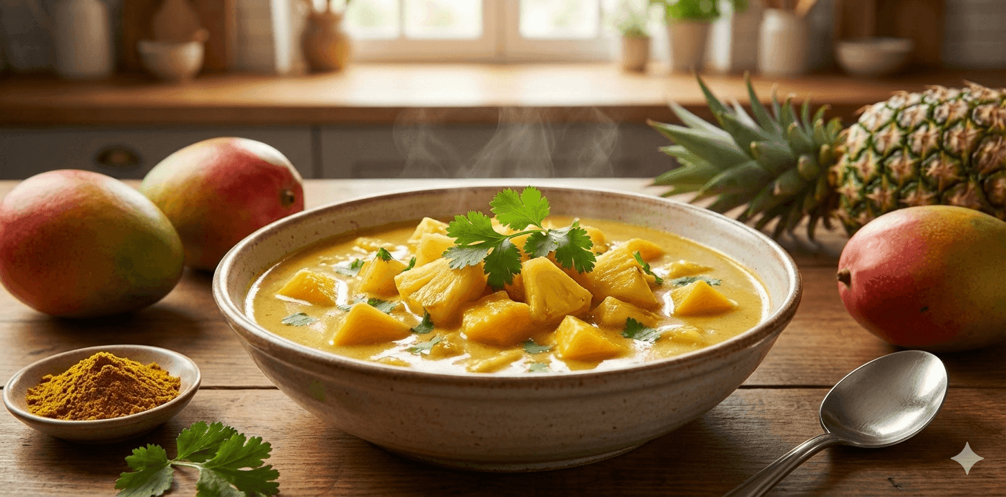 Salsa de frutas al curry