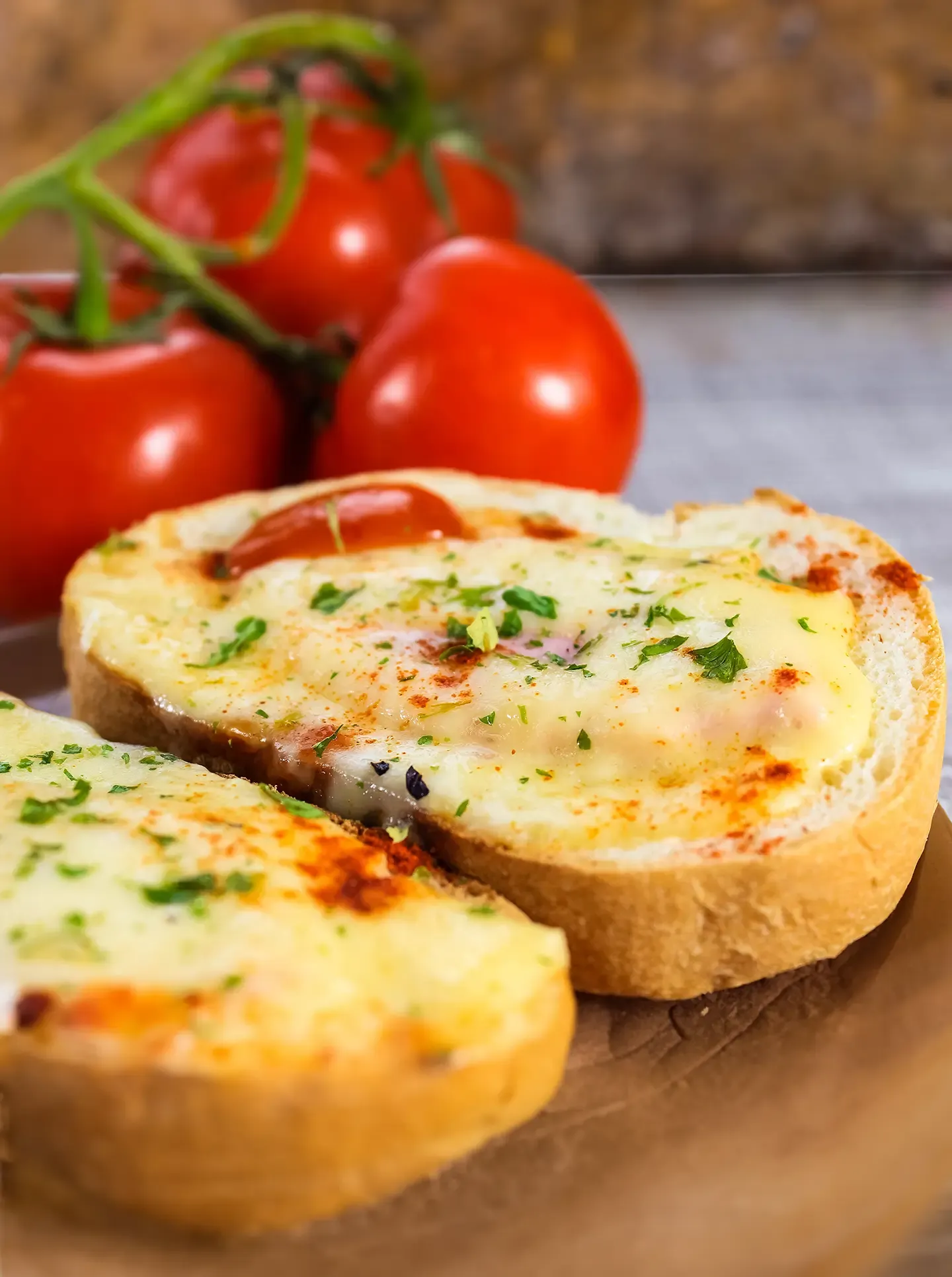 Panes cremosos y Ajo