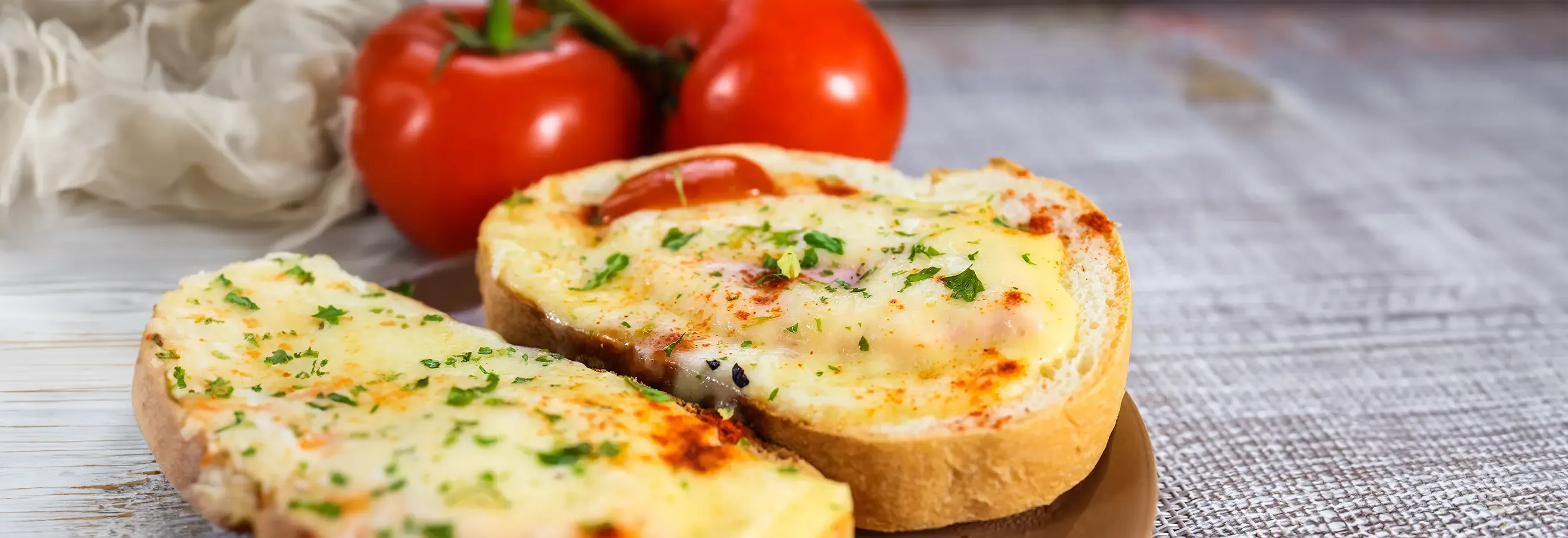 Panes cremosos y Ajo