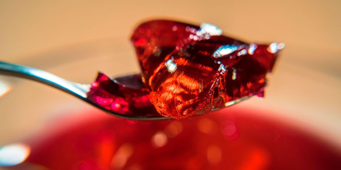 Postre de gelatina ensopada