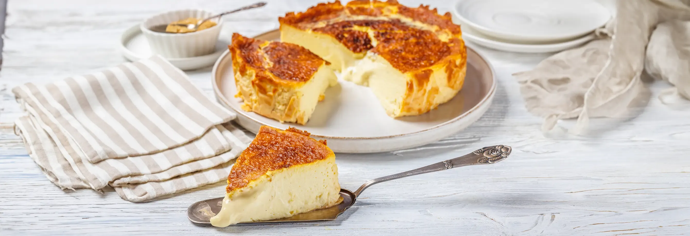 Soufle de queso campesino y cebollín