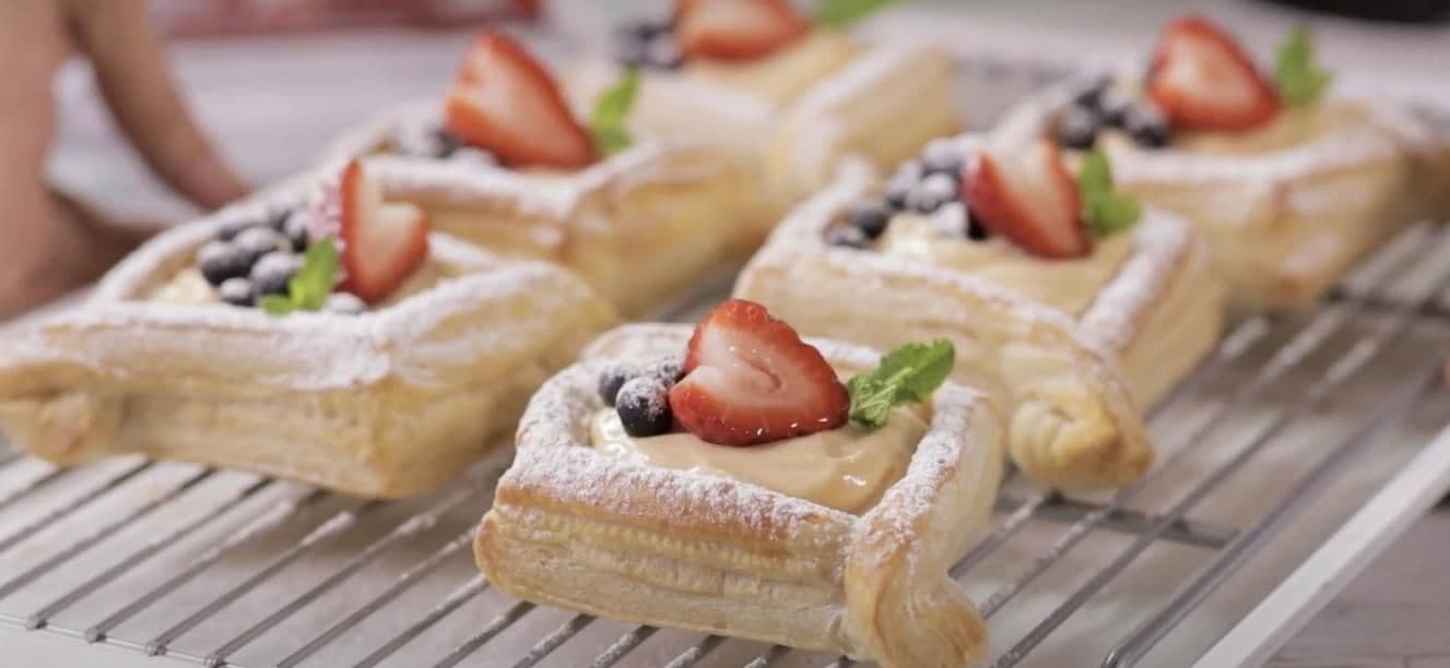 Canasticas de crema de arequipe