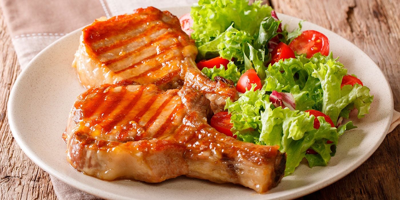 Cerdo en salsa dulce de manzana