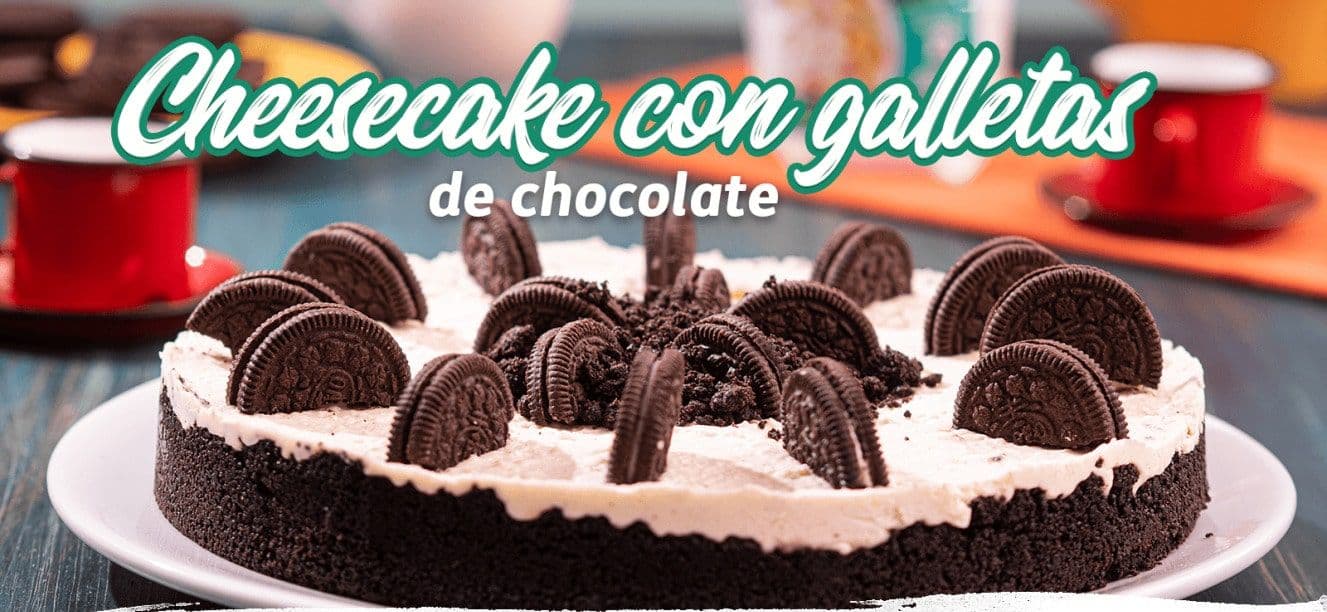 Cheesecacke de galletas de chocolate