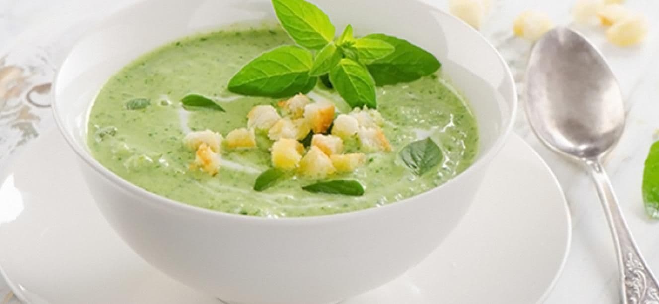 Crema de arvejas y tocineta